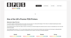 Desktop Screenshot of opusprintgroup.co.uk