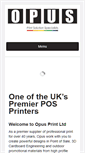 Mobile Screenshot of opusprintgroup.co.uk